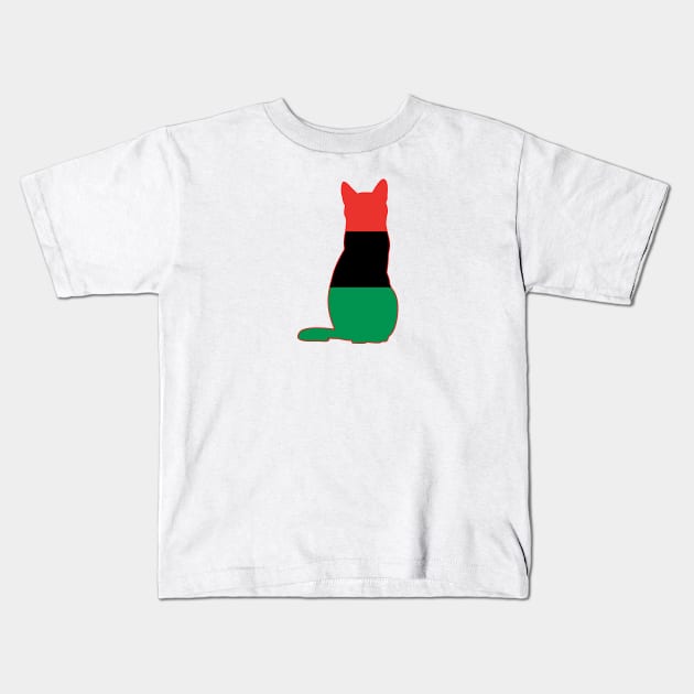 Pan-African flag Kids T-Shirt by Wickedcartoons